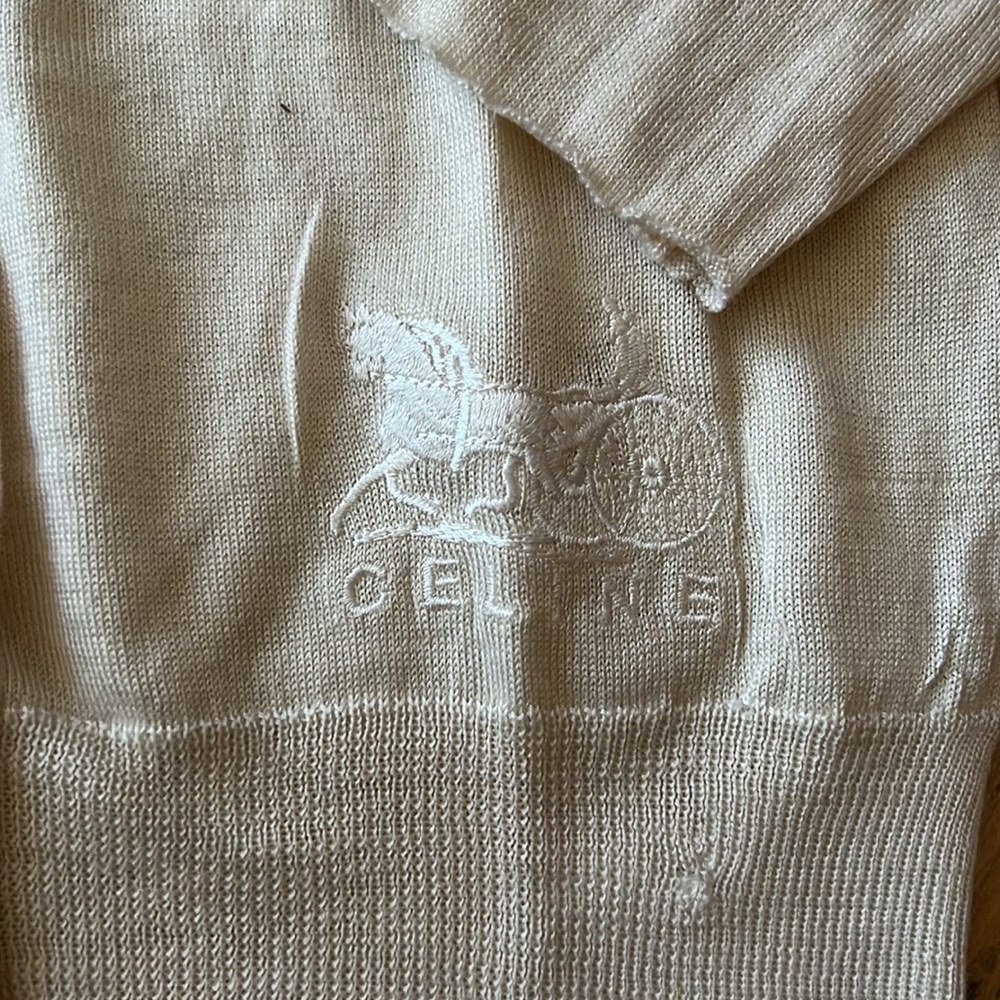Celine Cardigan Sz S - Picture 2 of 14